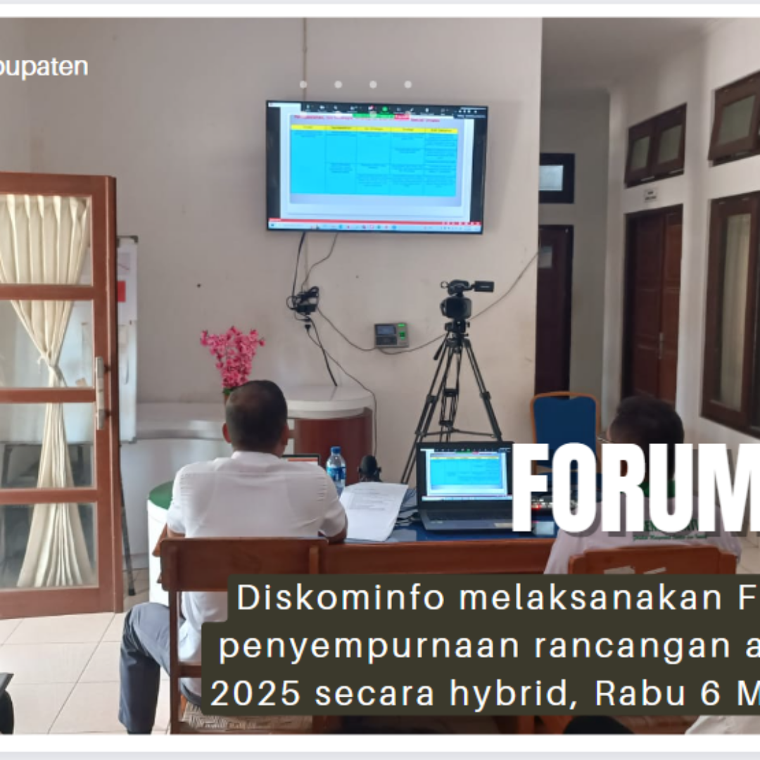 Diskominfo Menggelar Forum Organisasi Perangkat Daerah